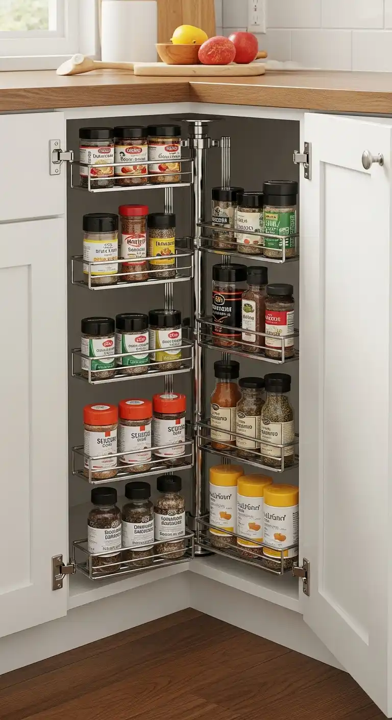Corner Spice Rack