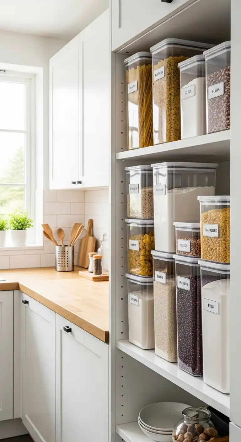 Stackable Containers for Organized Dry Goods