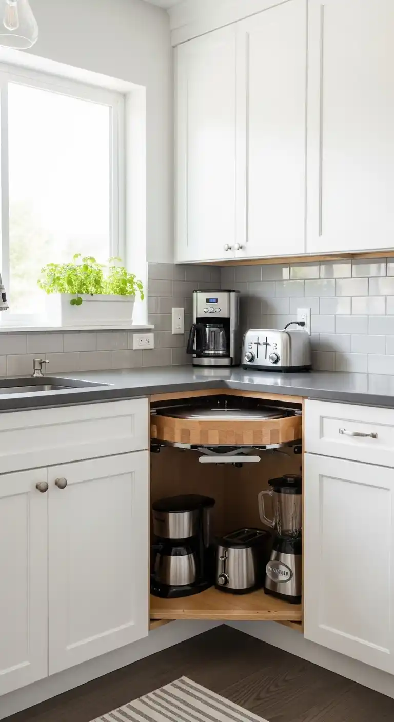 Corner Appliance Garage