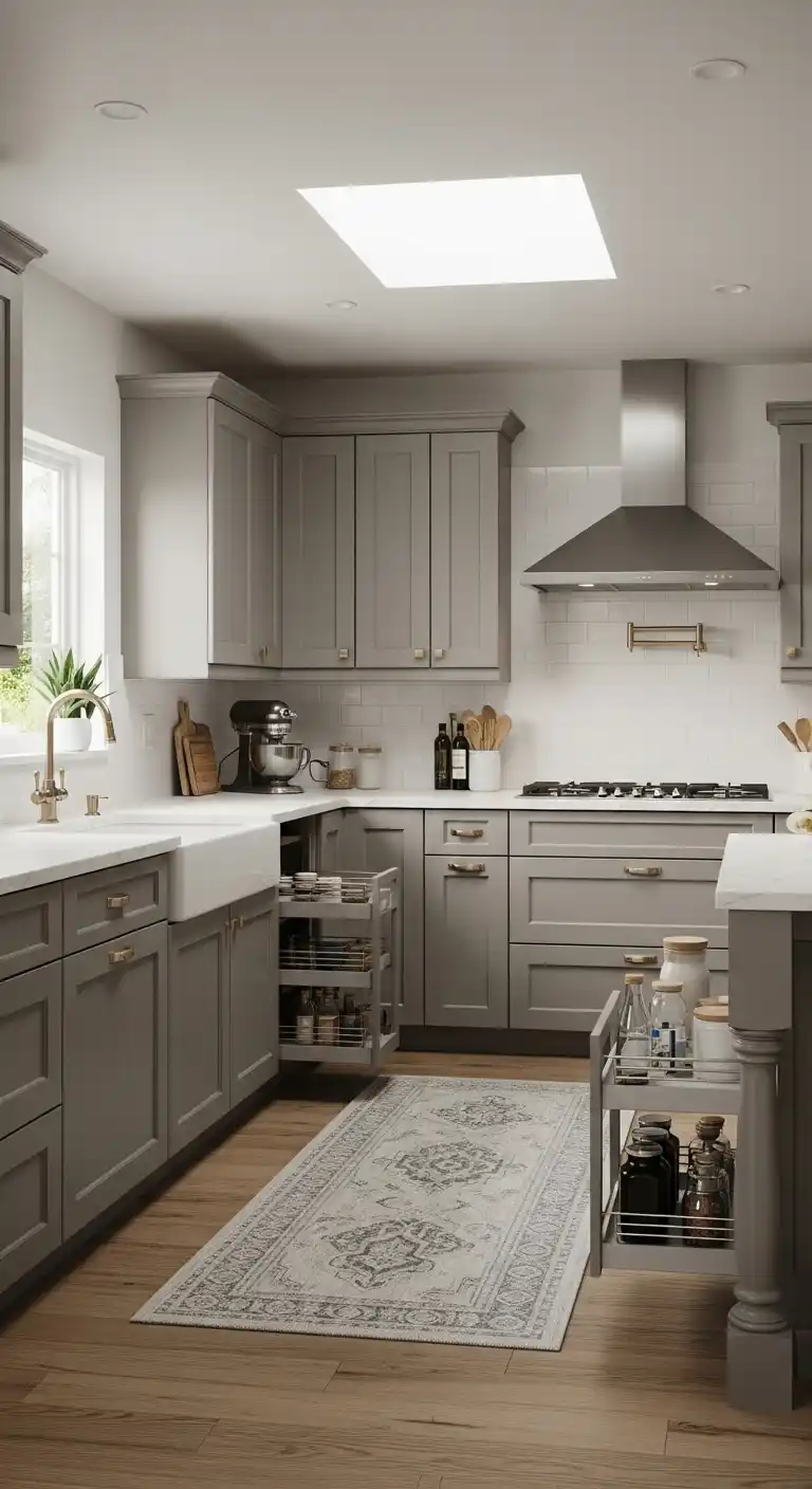 Benefits of L Shape Kitchen Cabinets