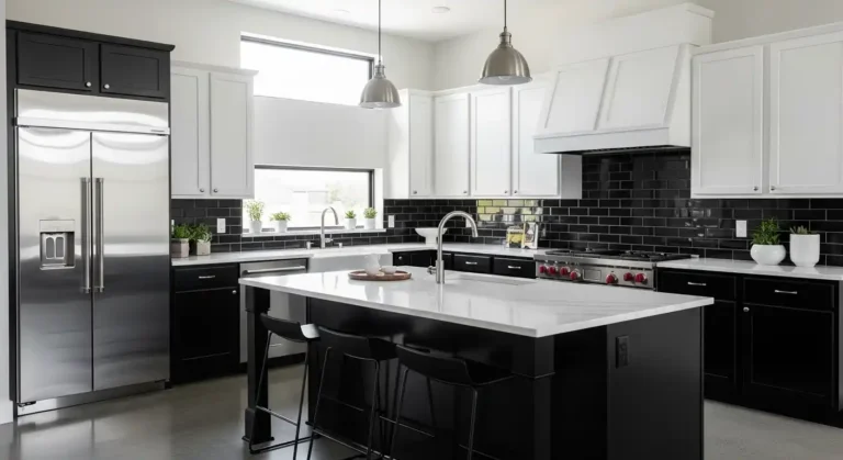 Black and White Kitchen Cabinet Ideas