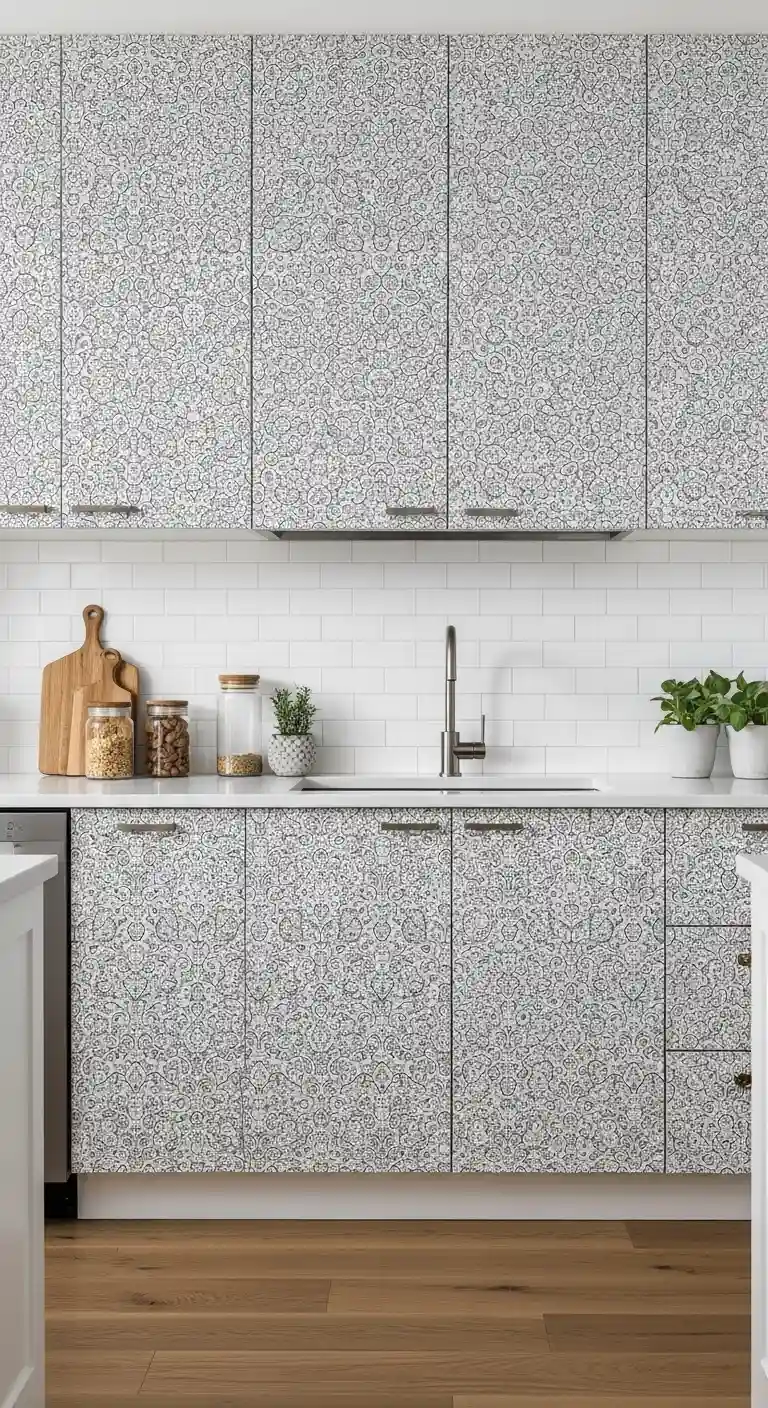 How to Choose the Right Kitchen Cabinet Wallpaper