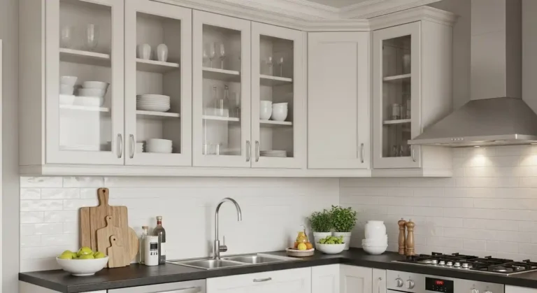 Kitchen Cabinet Glass Design Ideas