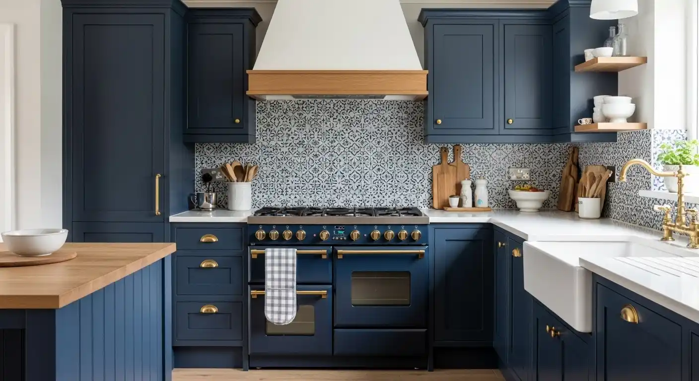 Navy Blue Kitchen Cabinet Designs: 21 Elegant Ideas