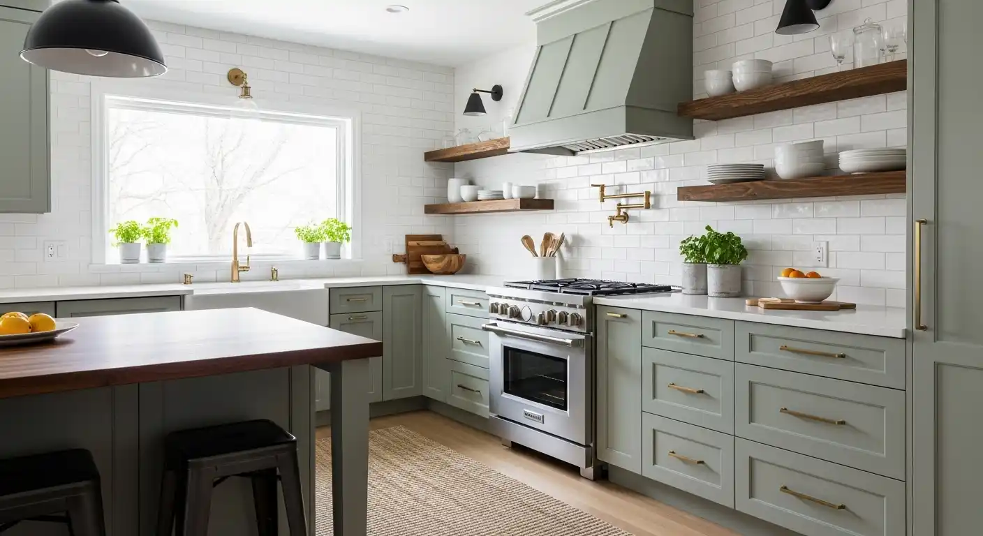 Sage Green Kitchen Cabinets Ideas
