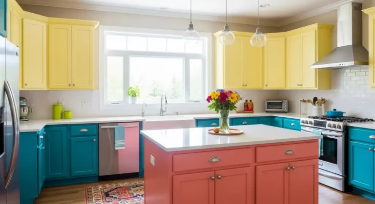 Vibrant Kitchen Cabinet Colors To Brighten Your Home