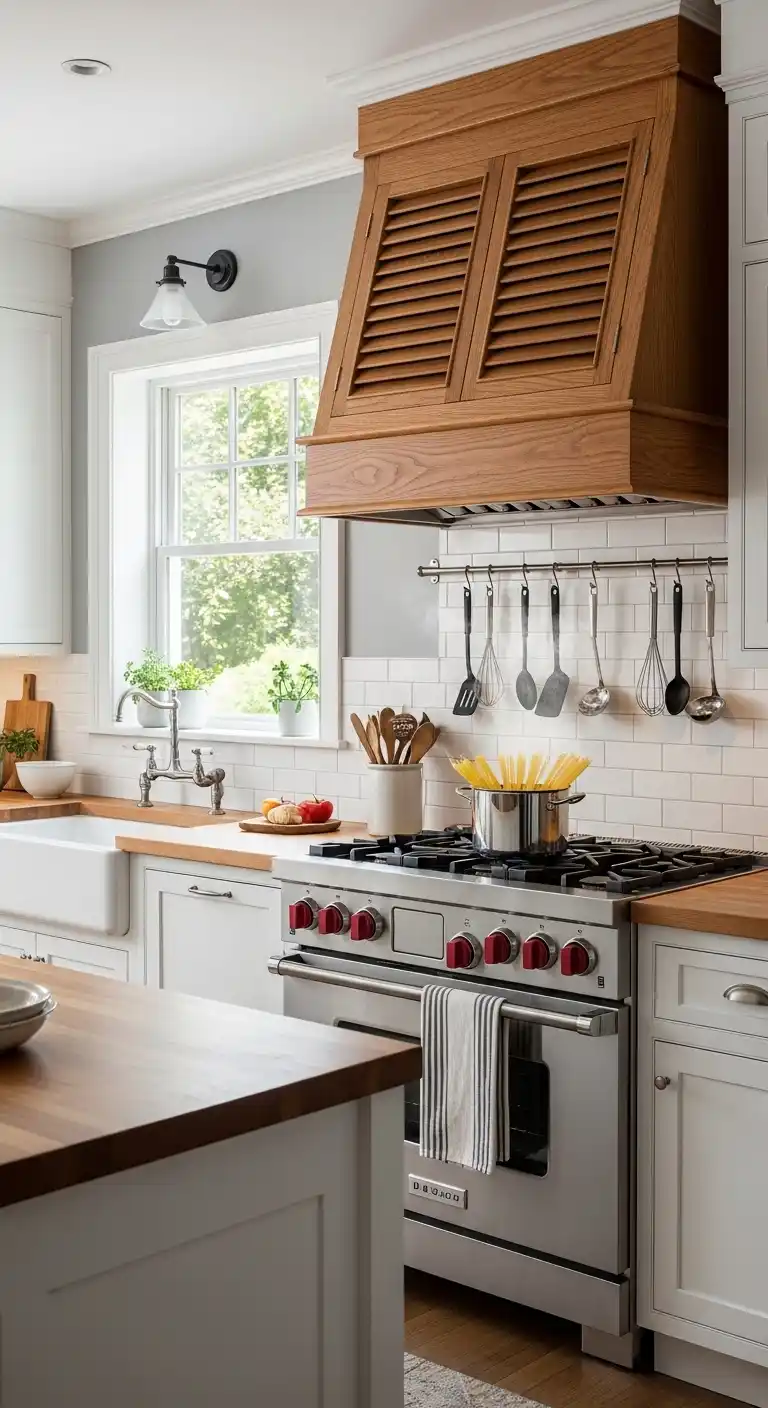 Classic Wooden Louvered Vent