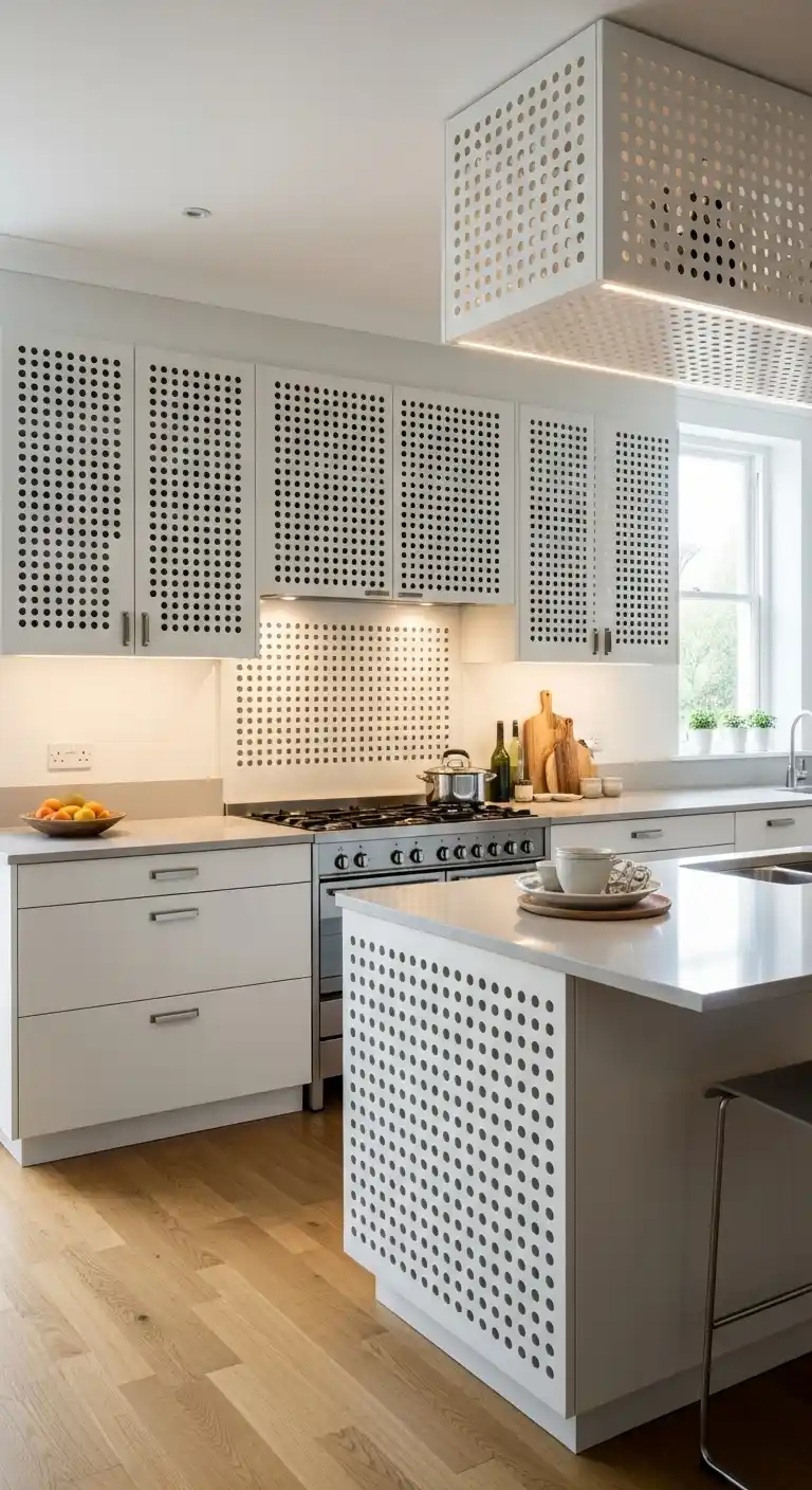 Perforated Panels for Contemporary Kitchens