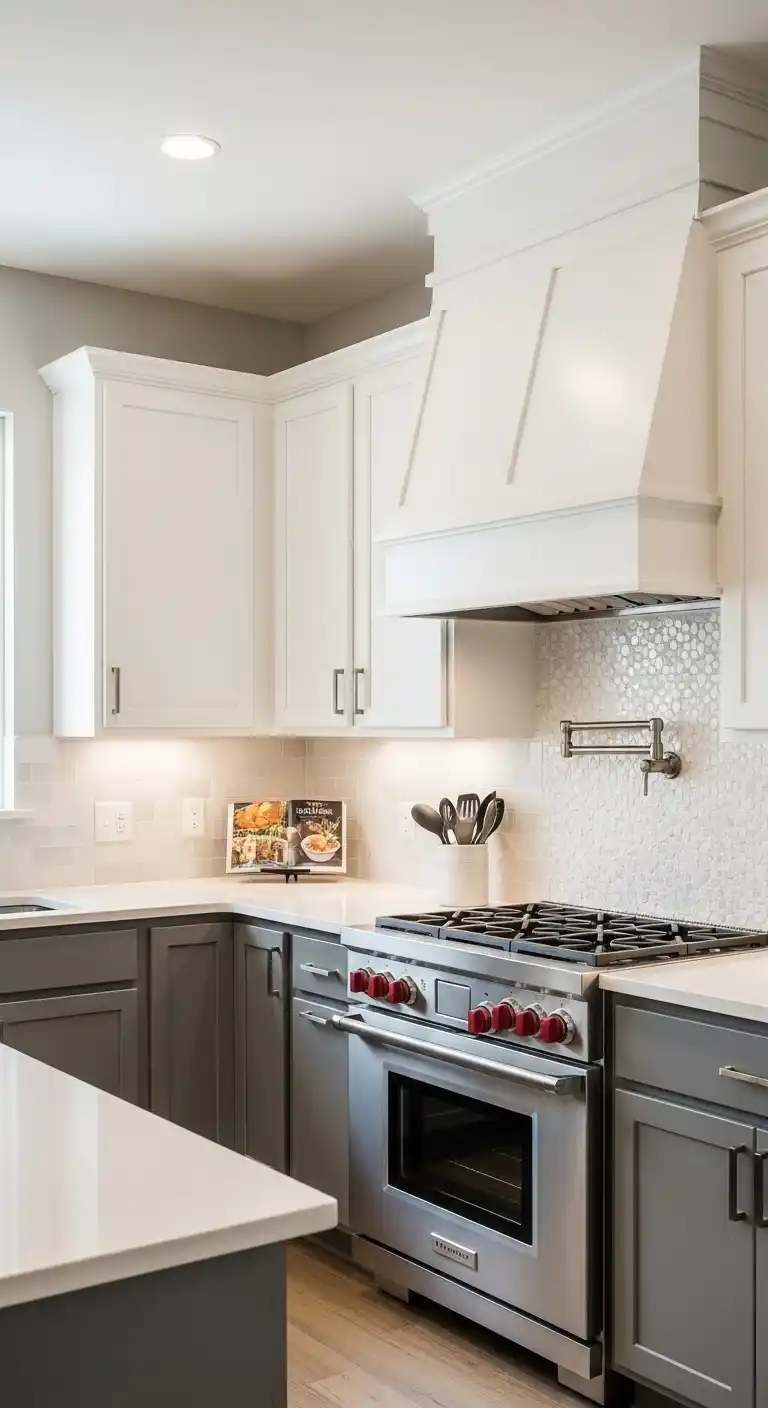 Modern Slab Kitchen Cabinet Valance