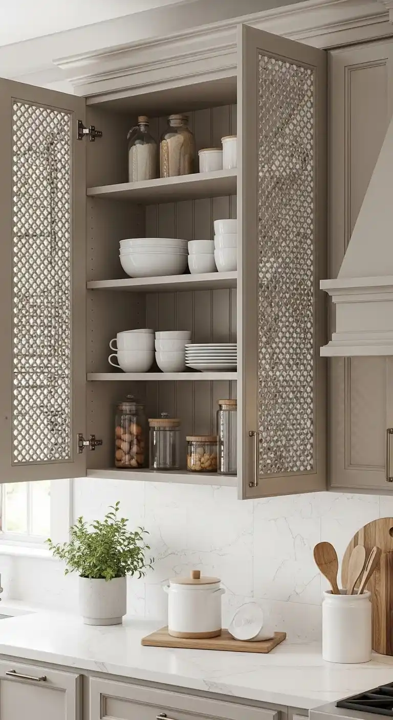 Open-Back Cabinets with Decorative Grills
