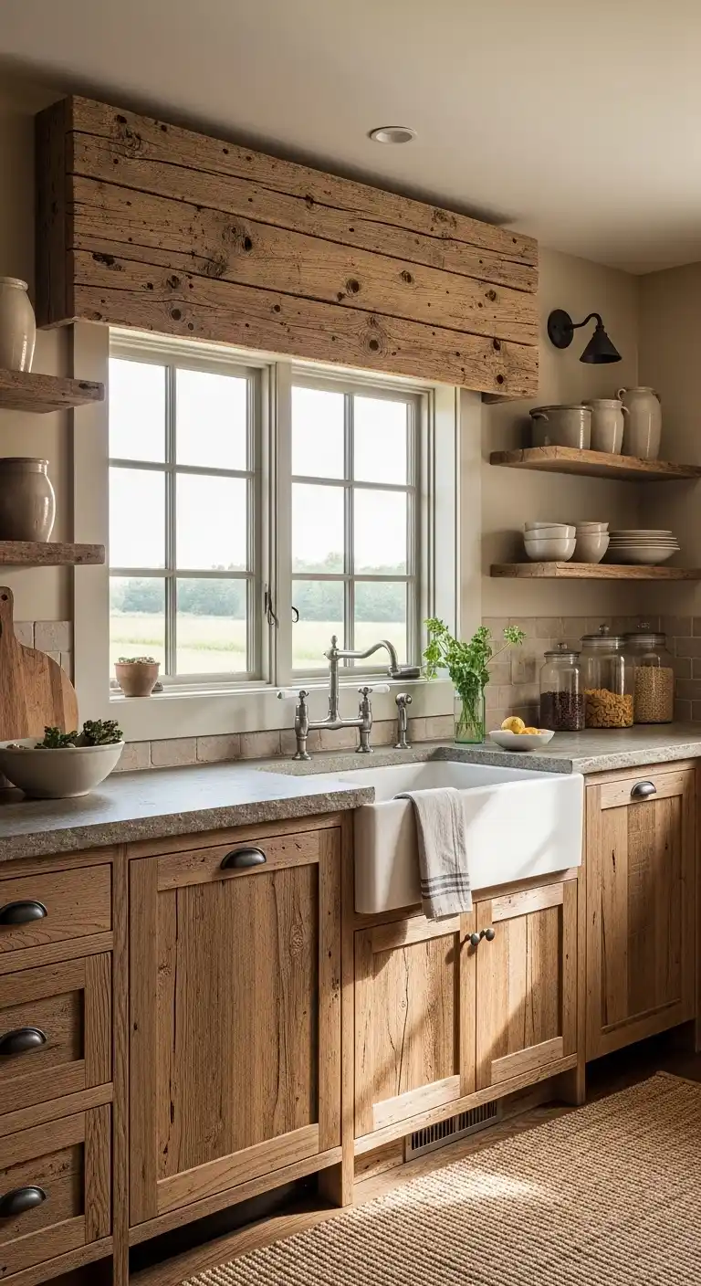 Modern Farmhouse Kitchen Cabinet Valance