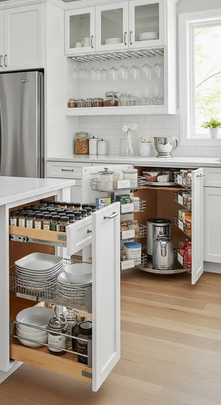 Add Interior Cabinet Organizers