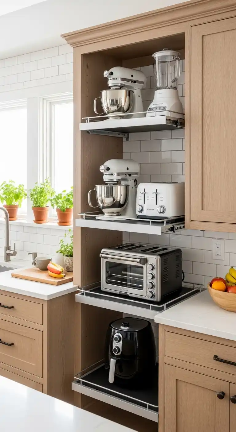 Shelf Storage for Small Appliances