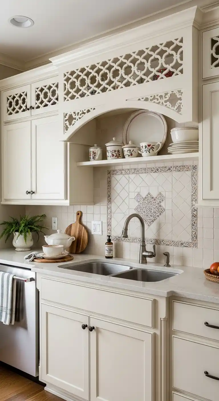 Decorative Cutout Kitchen Cabinet Valance