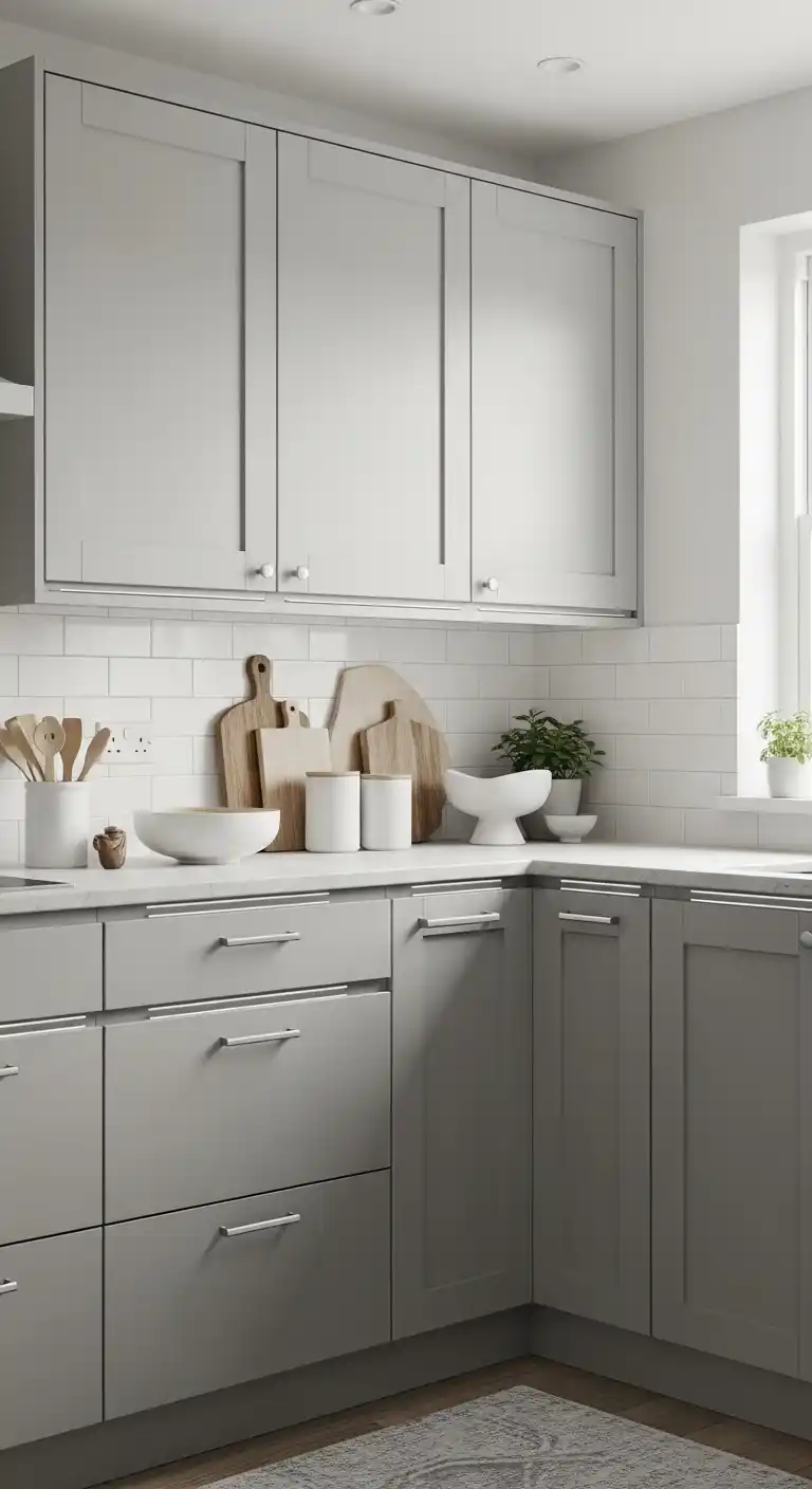 Minimal Hardware Cabinet Refacing