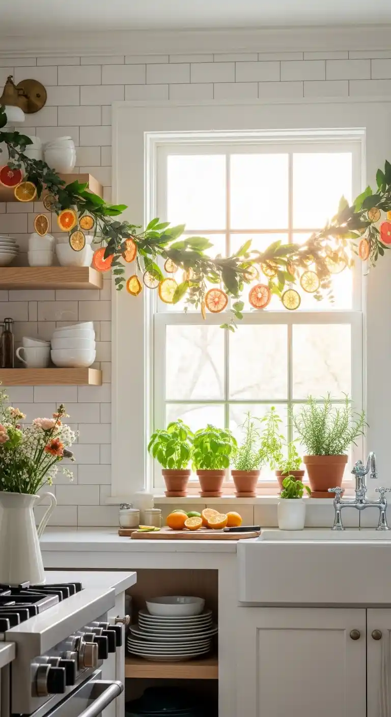 Citrus Garland for a Bright, Fresh Look