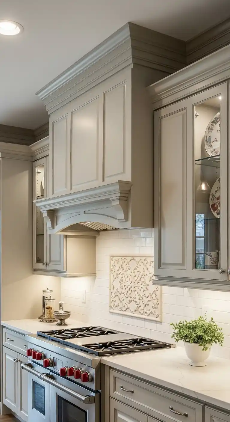 Custom Built Kitchen Cabinet Valance