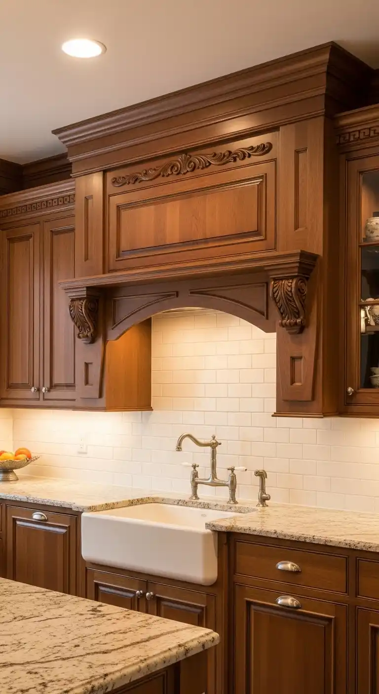 Decorative Molding Kitchen Cabinet Valance