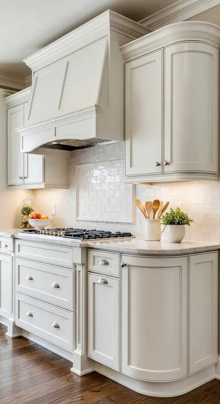 Curved Edge Kitchen Cabinet Valance