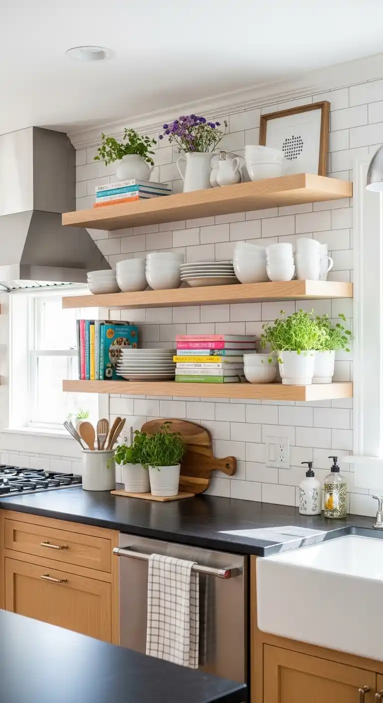 Install Open Shelving