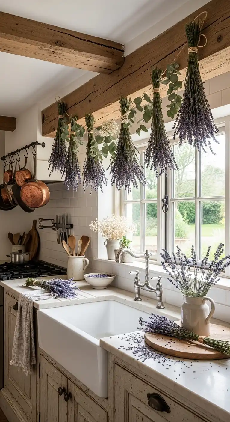 Dried Lavender Garland for a Fragrant Touch