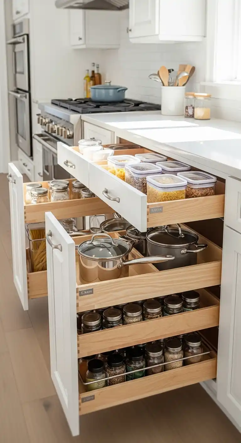 Install Pull-Out Drawers