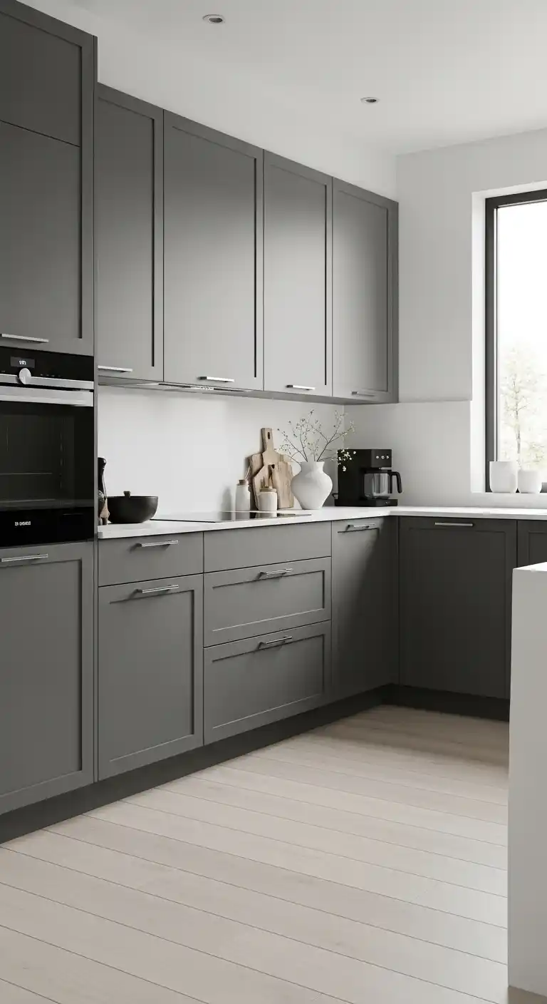 Flat Panel Cabinet Refacing for Minimalist Spaces