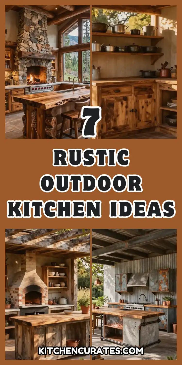 7 Rustic Outdoor Kitchen Ideas
