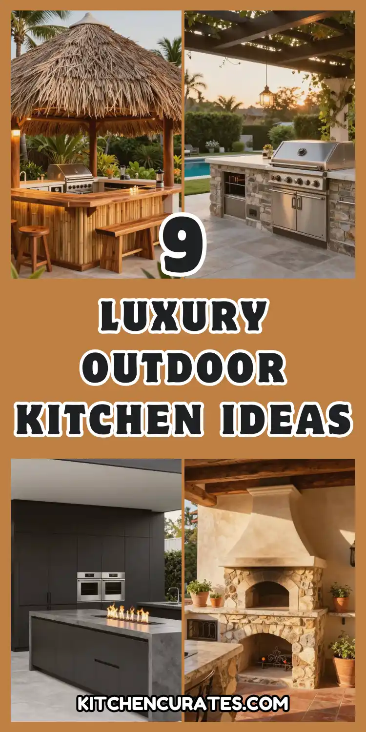 9 Luxury Outdoor Kitchen Ideas