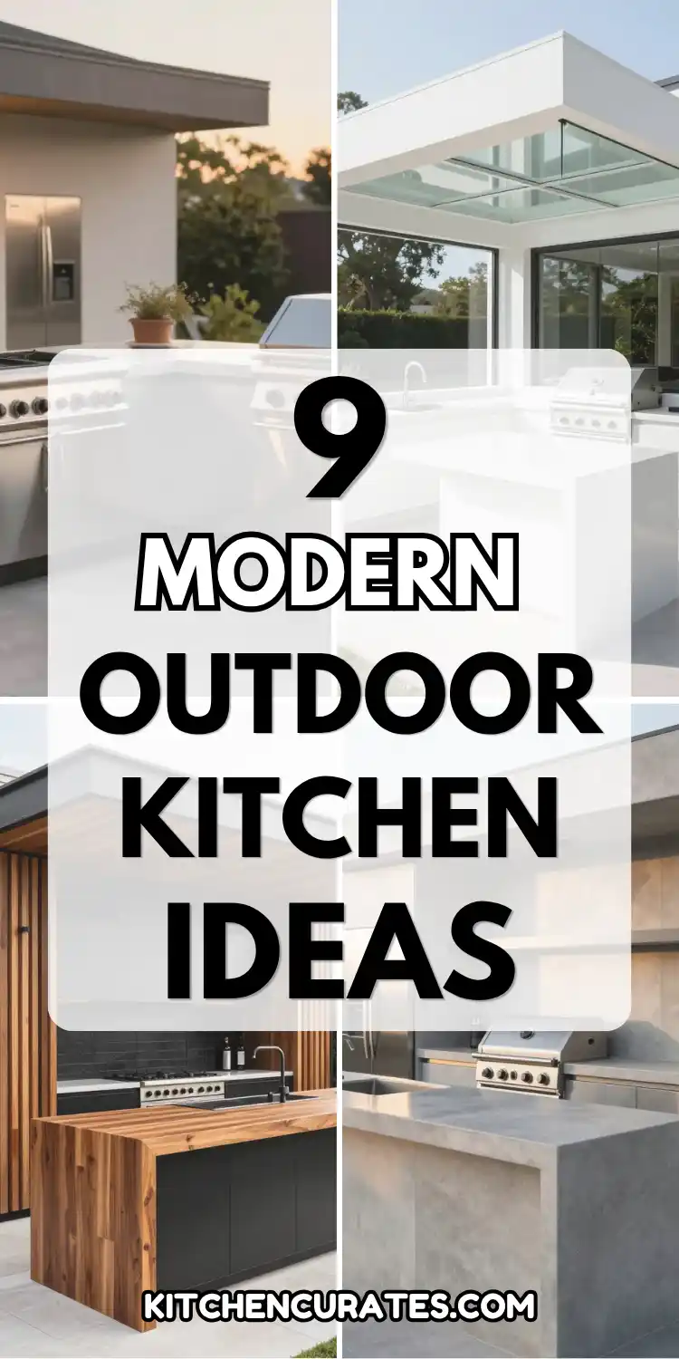 9 Modern Outdoor Kitchen Ideas
